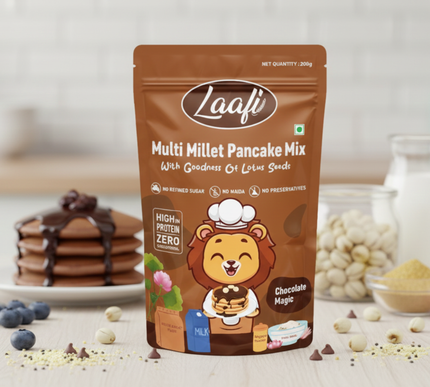 Chocolate pan cake with lotus seeds
