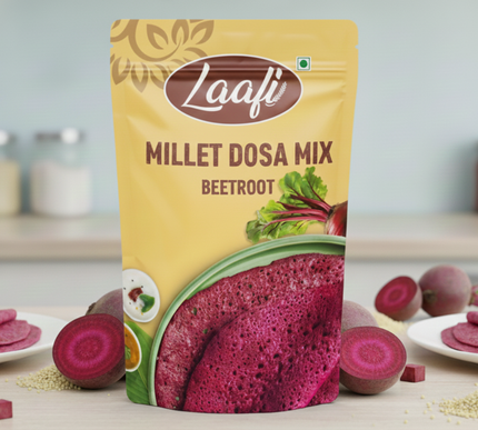 Multimillet dosa with beetroot