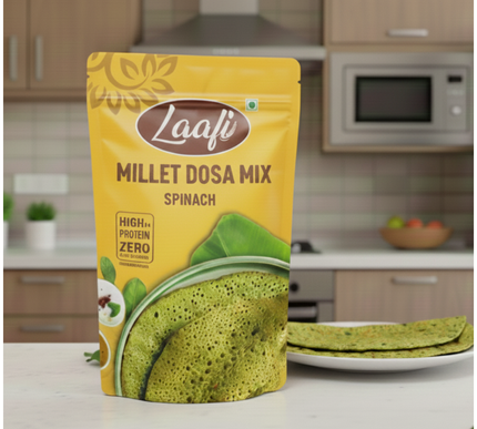 Millet Dosa Spinach
