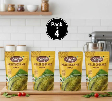 Laafi Millet Spinach Dosa Mix - 200g (Pack of 4)