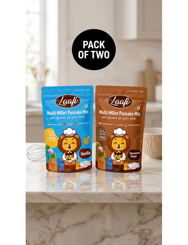 Special Offer - Multi Millet Pancake Mix Combo (Vanilla + Chocolate)